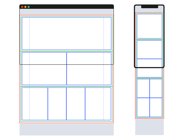 Website wireframe